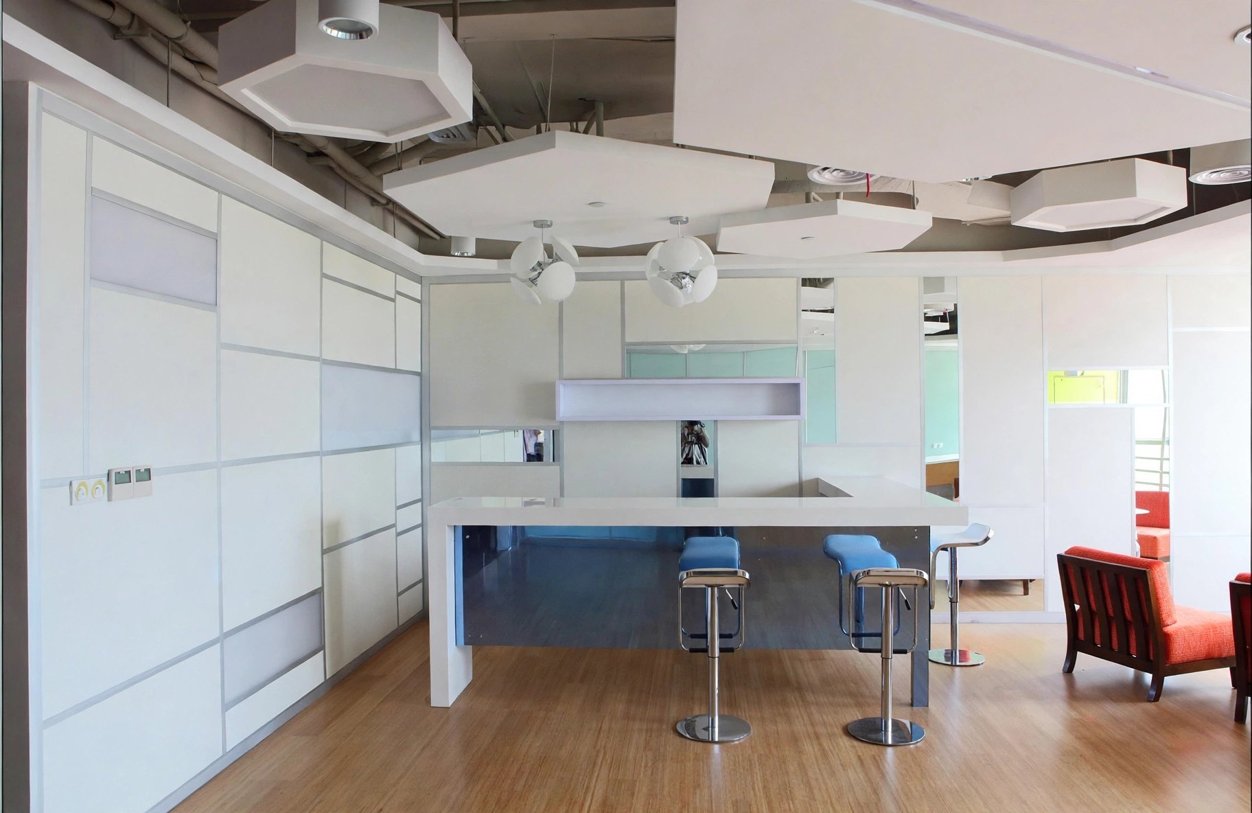 Reception Counter (Model 52) in an office