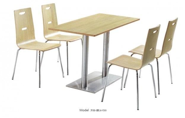 Common Table and Chair Set(FOH-XM14-599)
