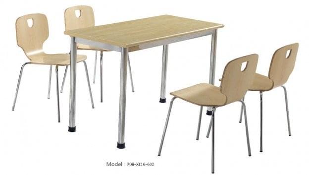 Common Table and Chair Set(FOH-XM16-602)