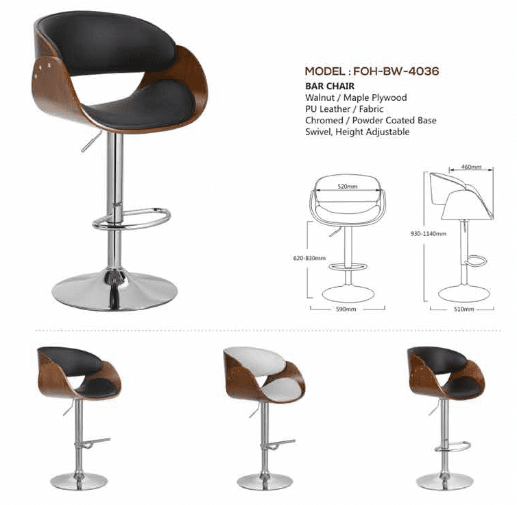 Bar Stools - FOH-BW-4036
