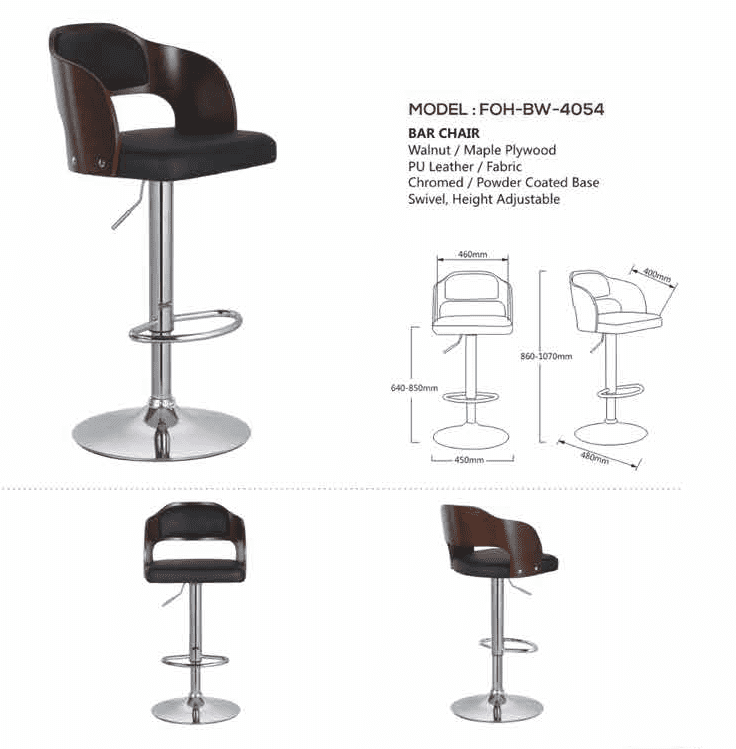 Bar Stools - FOH-BW-4054