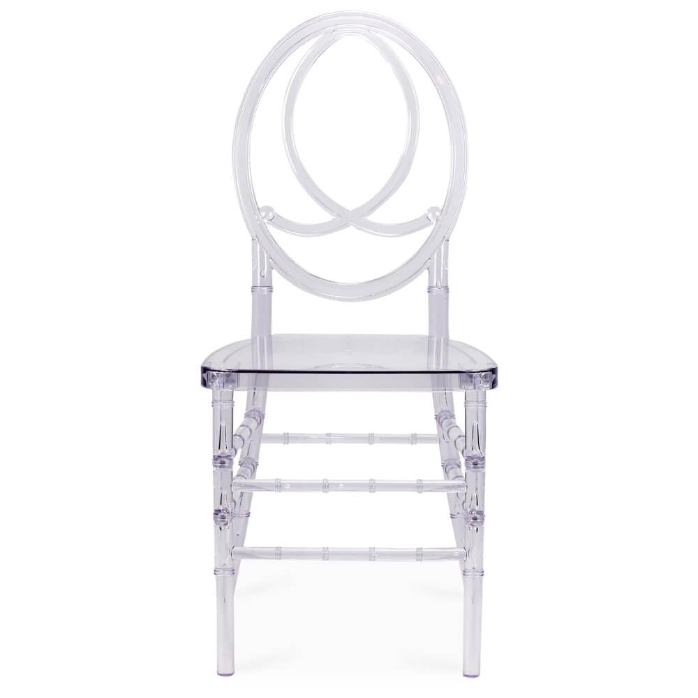 FOH-CF0001 Acrylic Clear Chair Oval Backrest