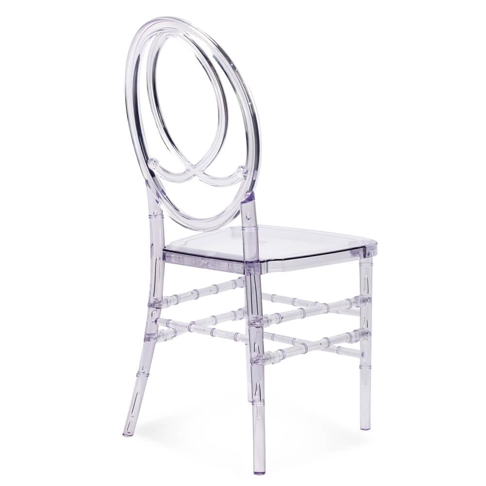 FOH-CF0001 Acrylic Clear Chair Oval Backrest