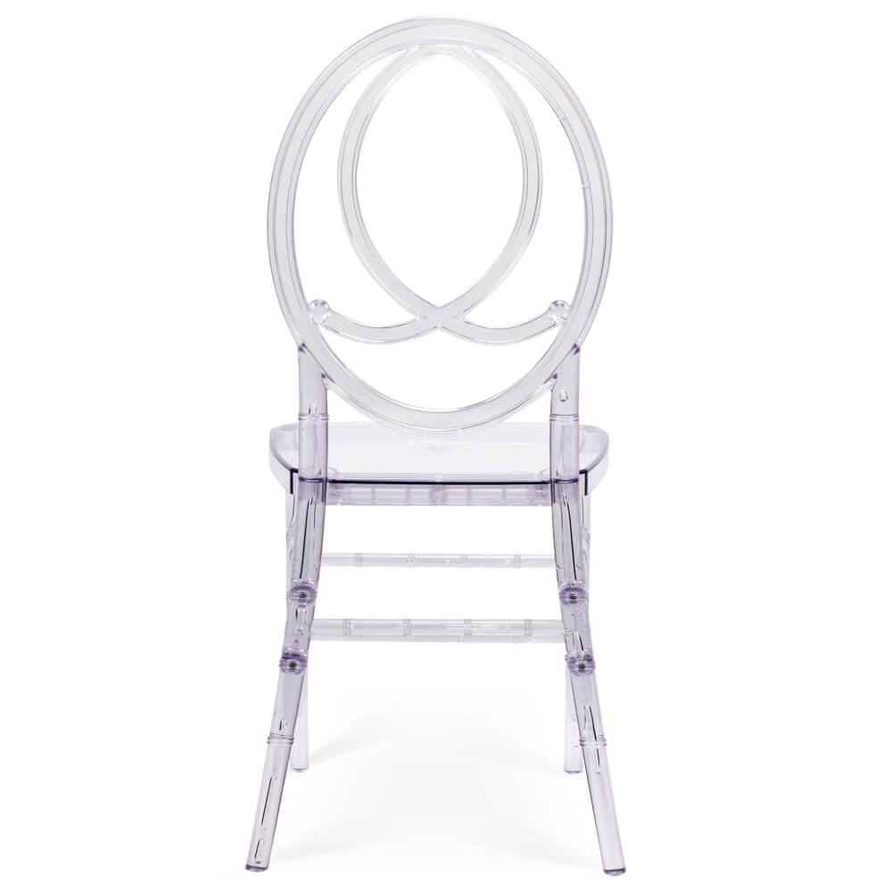 FOH-CF0001 Acrylic Clear Chair Oval Backrest