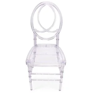 FOH-CF0001 Acrylic Clear Chair Oval Backrest