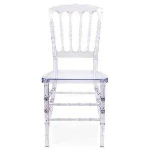 FOH-CF0002 Acrylic Clear Slatback Chair
