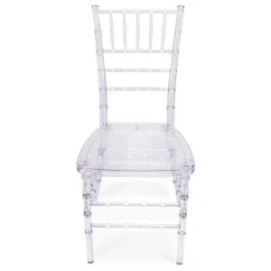 FOH-CF0003 Acrylic Clear Ladder cum Slatback Chair