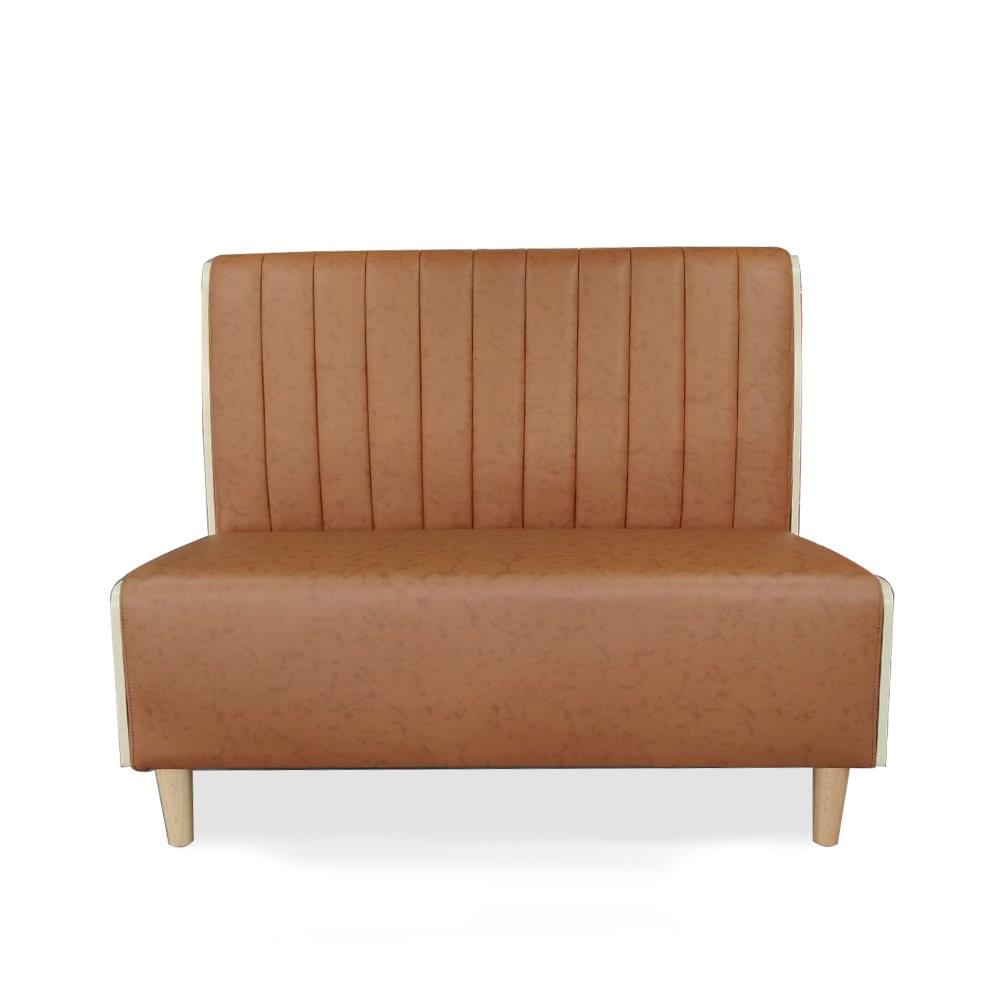 FOH-P21S24 Channel Tufted Back Sofa for Banquette
