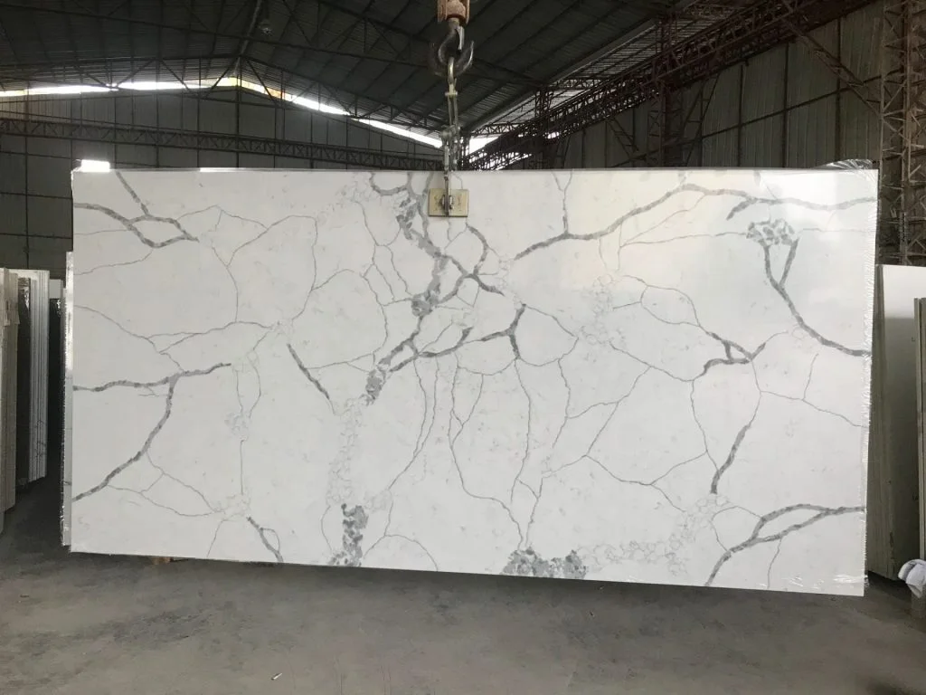 Quartz Stone A – White marble Look stone