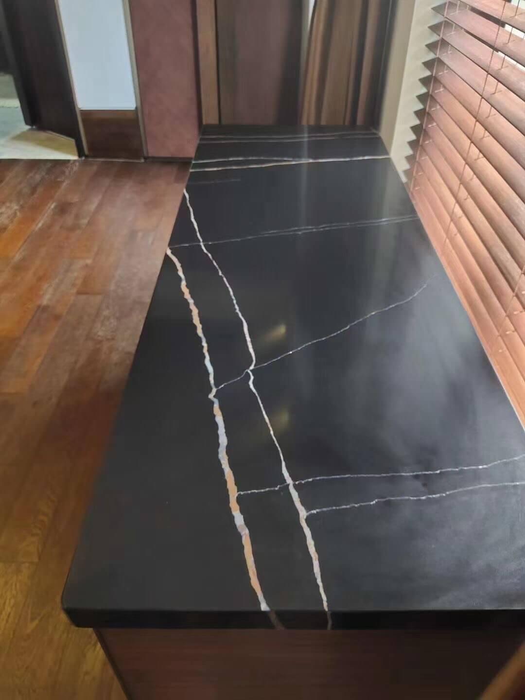 Black Marble Like Quartz