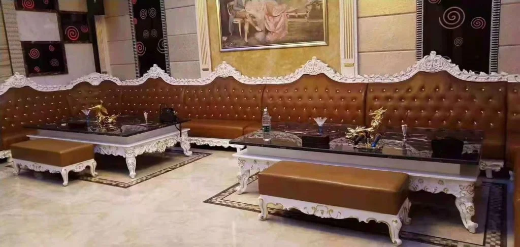 casino sofa brown
