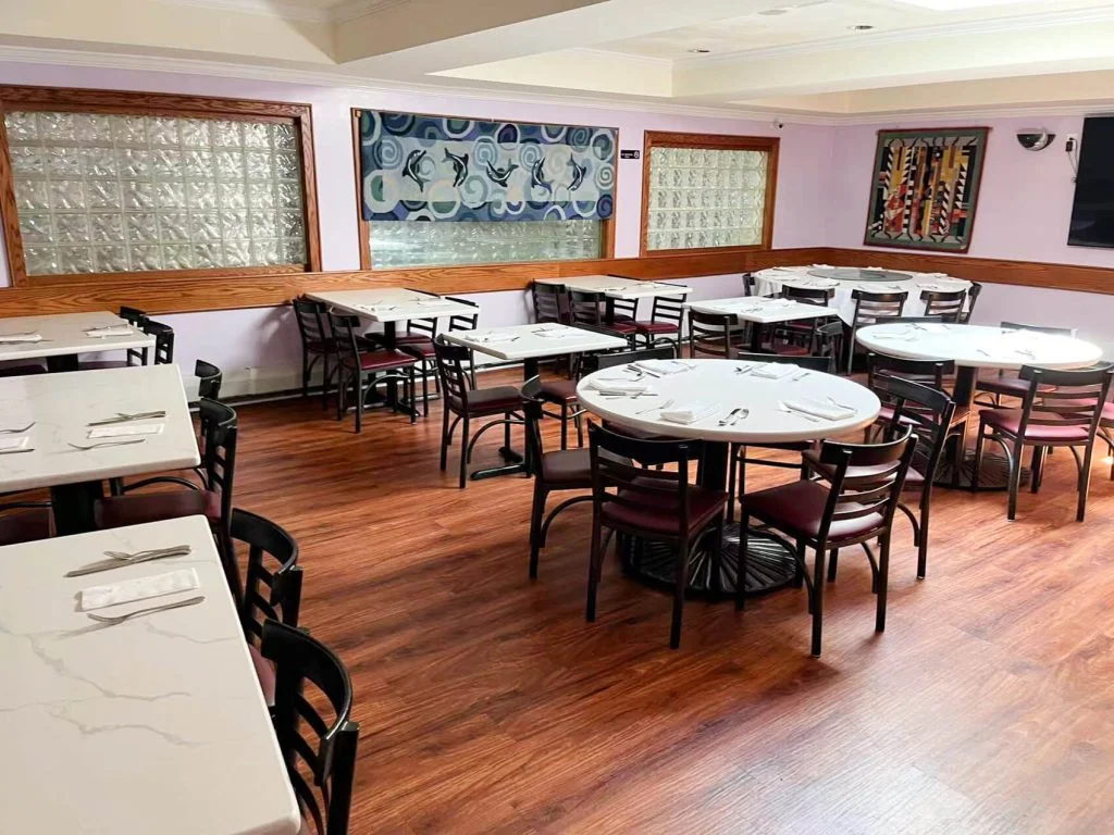 round dining table restaurant in Buffalo