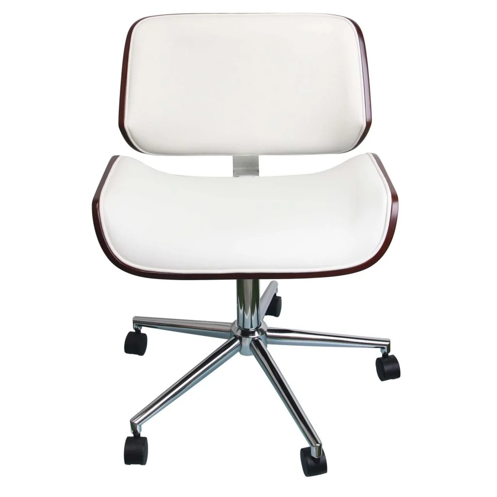 FH222929OFWH – Bentwood Rectangular Rolling Desk Chair