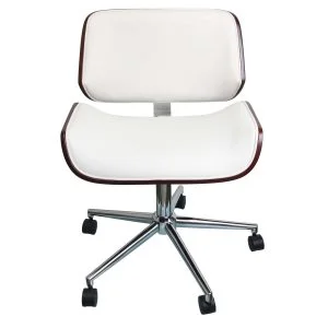 FH222929OFWH – Bentwood Rectangular Rolling Desk Chair