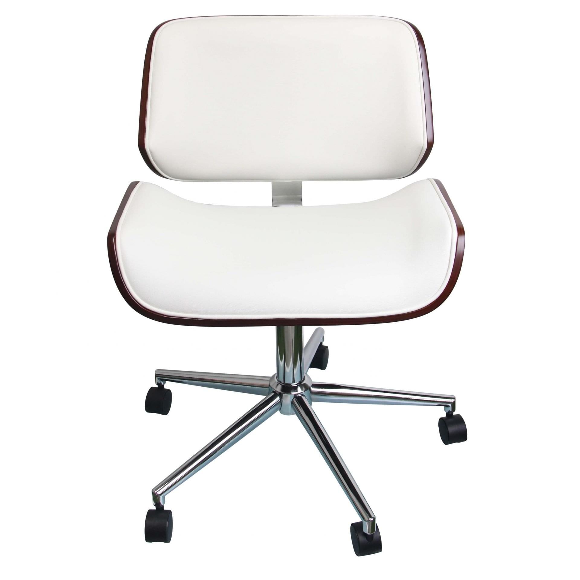 FH222929OFWH – Bentwood Rectangular Rolling Desk Chair