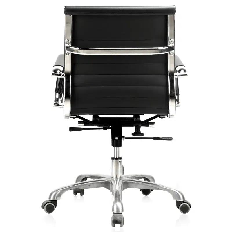 Low Back Medium back ergonomic designer office Swivel Office Chair (Black)