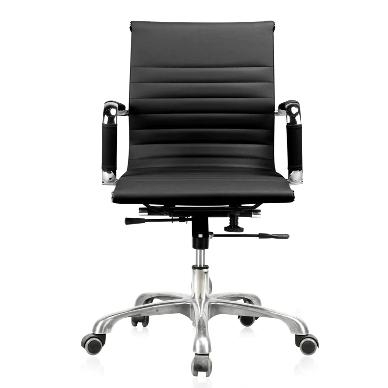 Low Back Medium back ergonomic designer office Swivel Office Chair (Black)