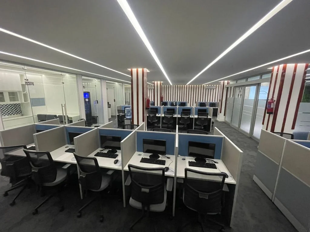 FOHCCC424 - Call Center BPO Office Cubicle Furniture – 4x2x4