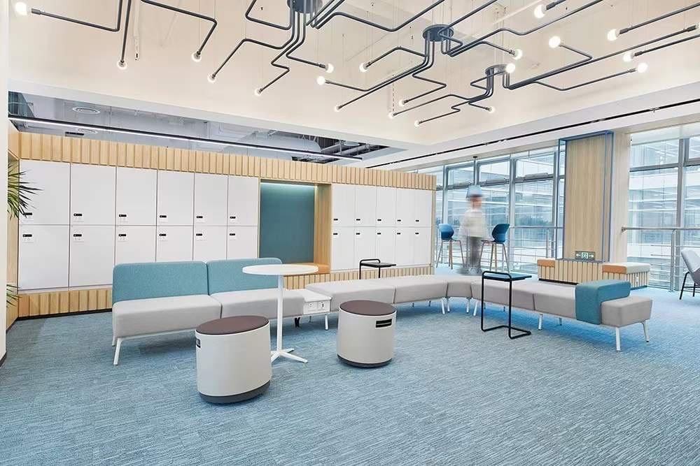 FOH-OLSC-1 L Shaped Office Lobby Sofa
