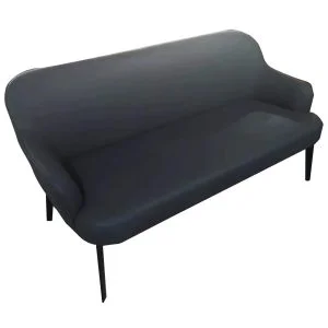Couple Restaurant Sofa Booth with Tapered Leg