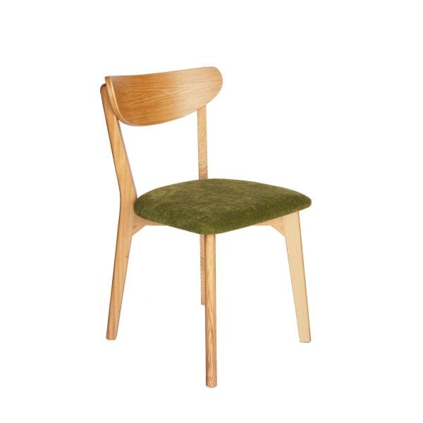 Wood Dining Chair with Velvet Seat - Elegant Design | Restaurant Furniture