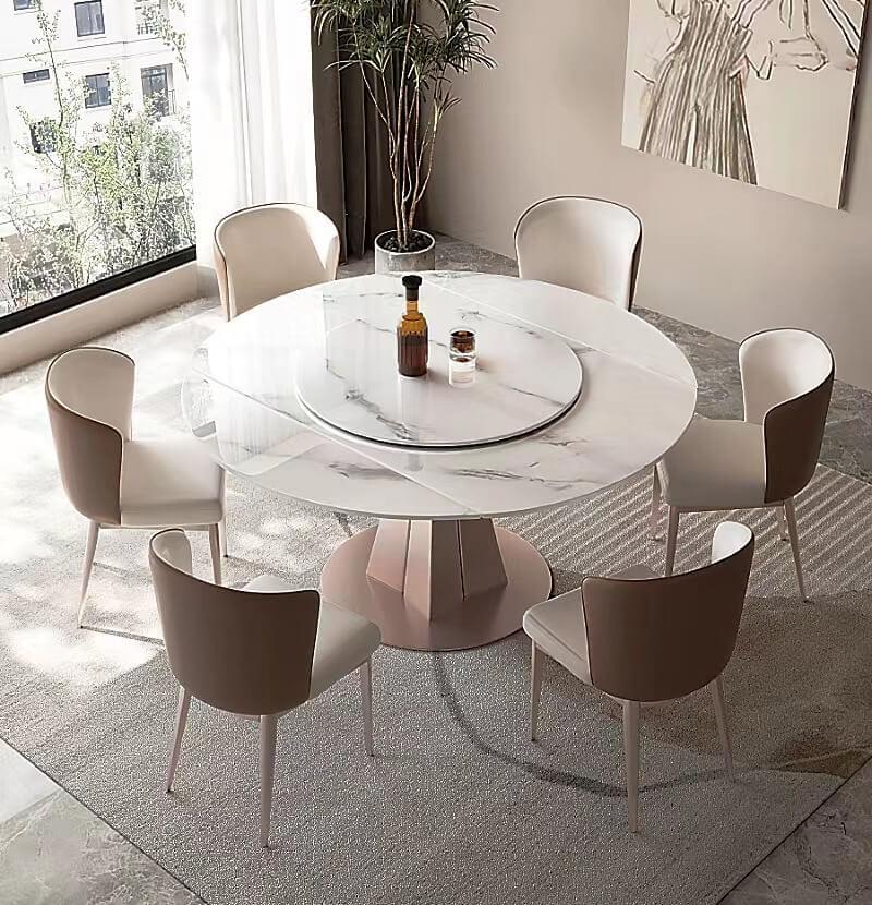 FOH-MSTT006 Mesa de comedor extensible convertible moderna