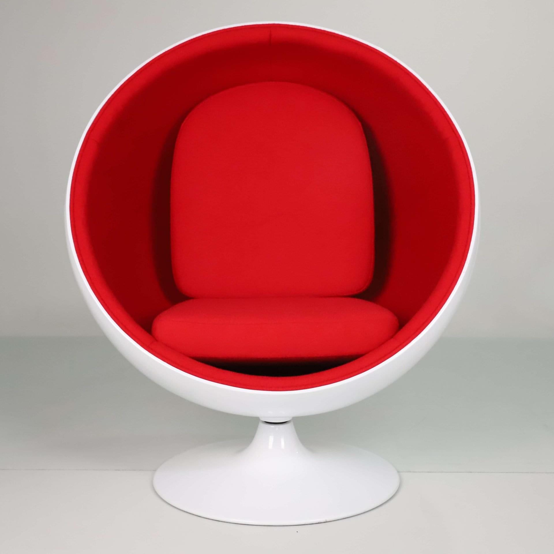 FOH-OLC-002 Modern Globe Ball Chair for Lobby Seating front full view