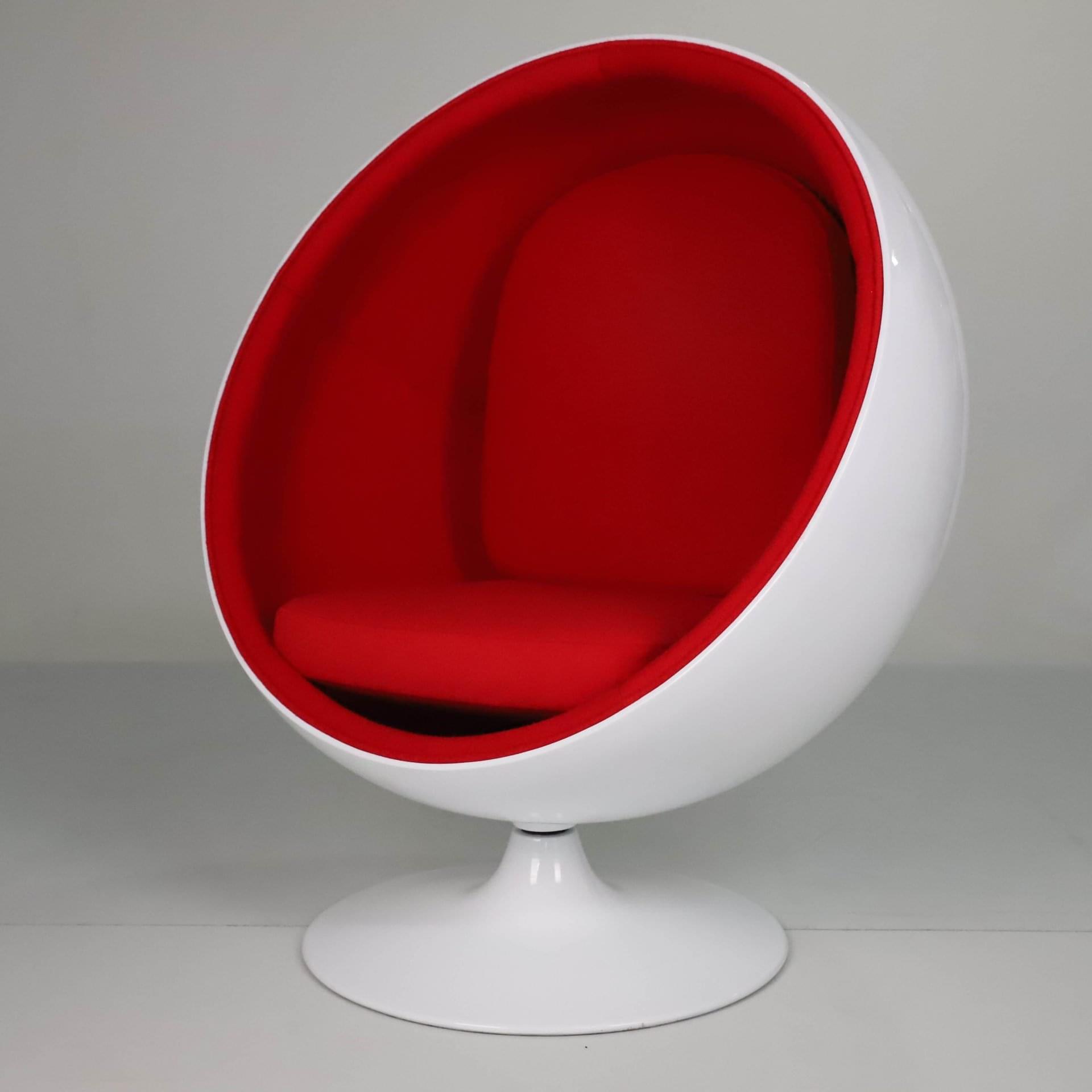 FOH-OLC-002 Modern Globe Ball Chair for Lobby Seating front side view