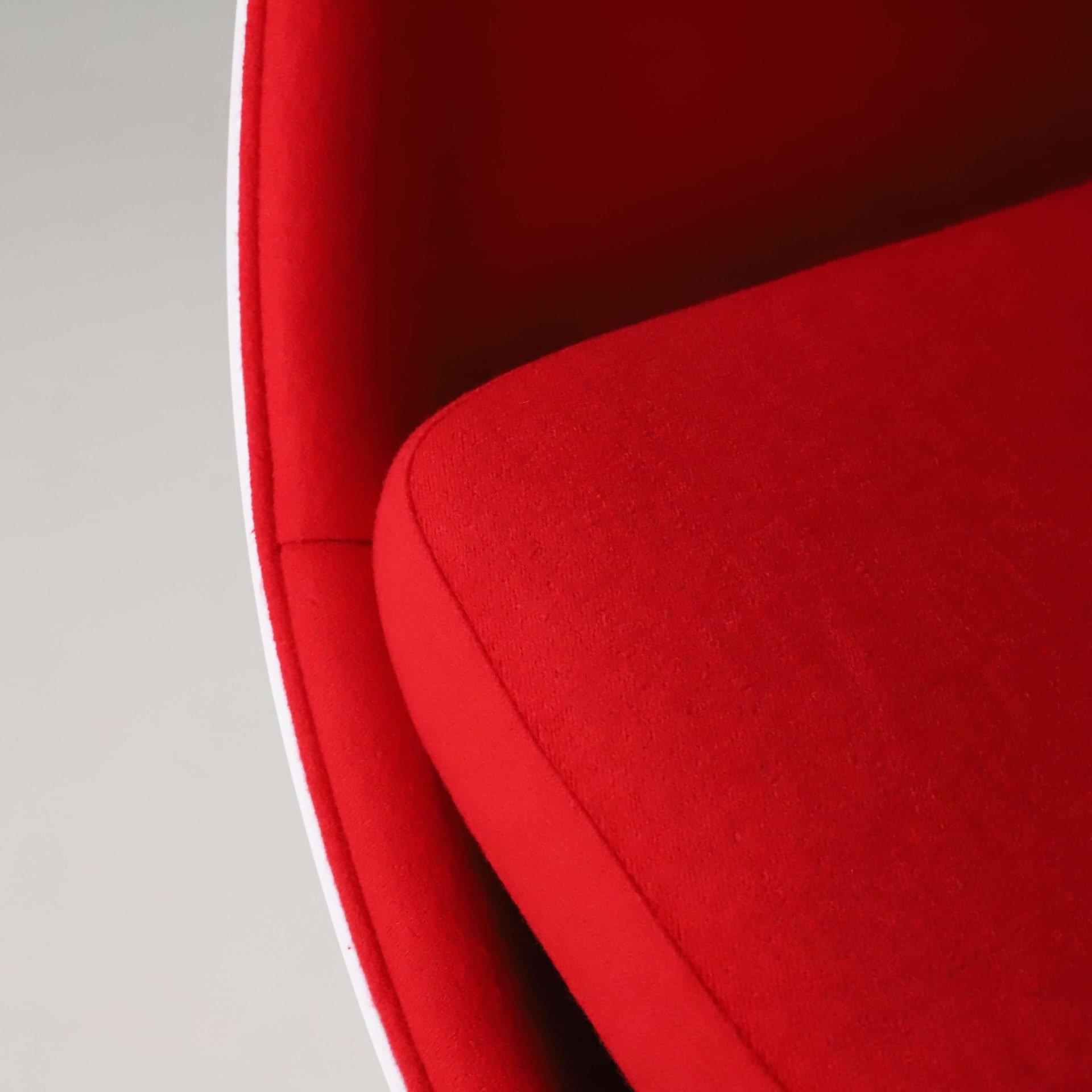 FOH-OLC-002 Modern Globe Ball Chair for Lobby Seating upholstery view