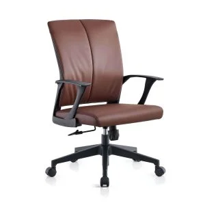 FOH-A035 - Ergonomic Leather Office Chair brown