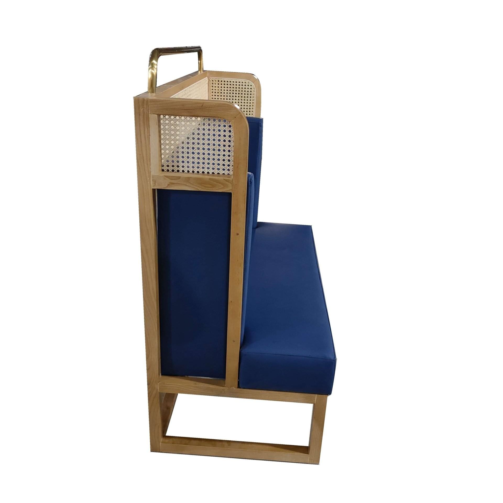 Banquette Sofa Booth - FH-SB004 Sledge Base side view