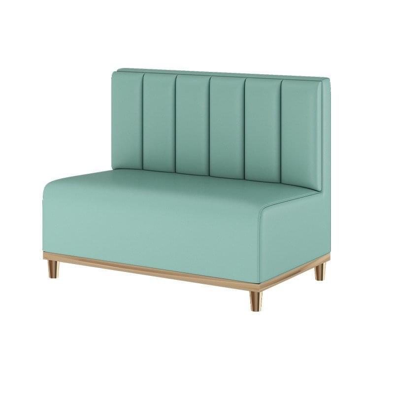 FH-SB039 Metal Feet Soft-Padded Low-Back Bench for Restaurant