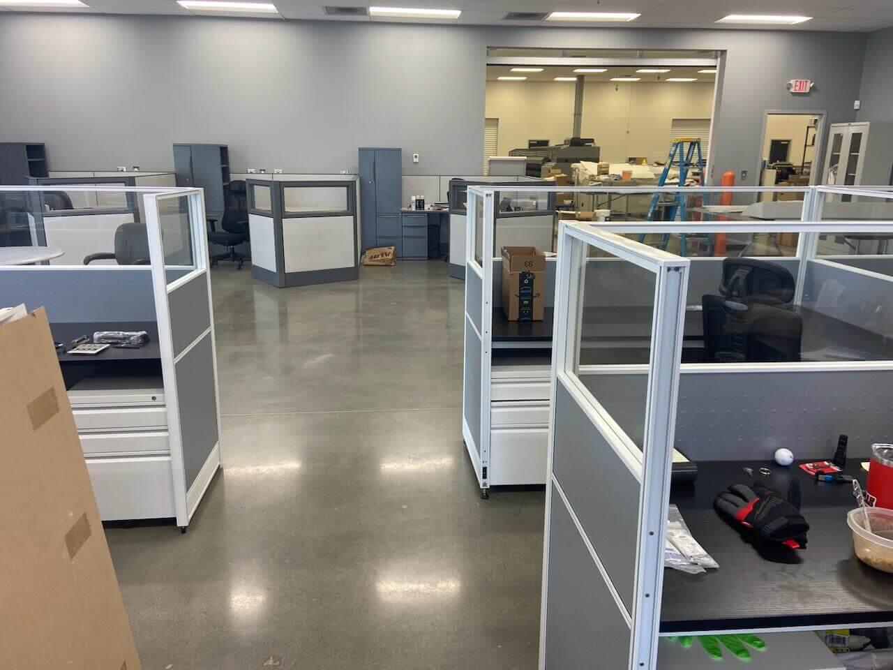 FOHCCC668 semi private open style cubicles